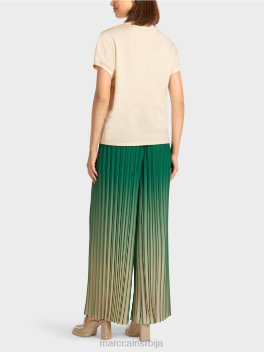 мајица са капом рукавима Marc Cain D6881446 цреме одећу