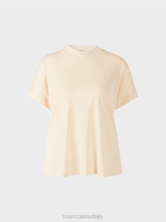 мајица са капом рукавима Marc Cain D6881446 цреме одећу