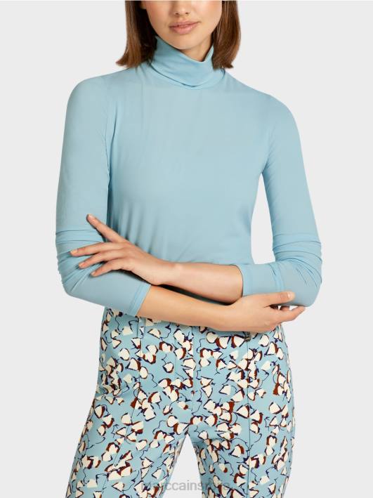 обичан горњи део дугих рукава Marc Cain D6881453 атмосферско плаво одећу