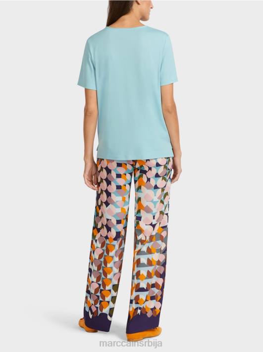 горњи део од стреч памука Marc Cain D6881459 атмосферско плаво одећу