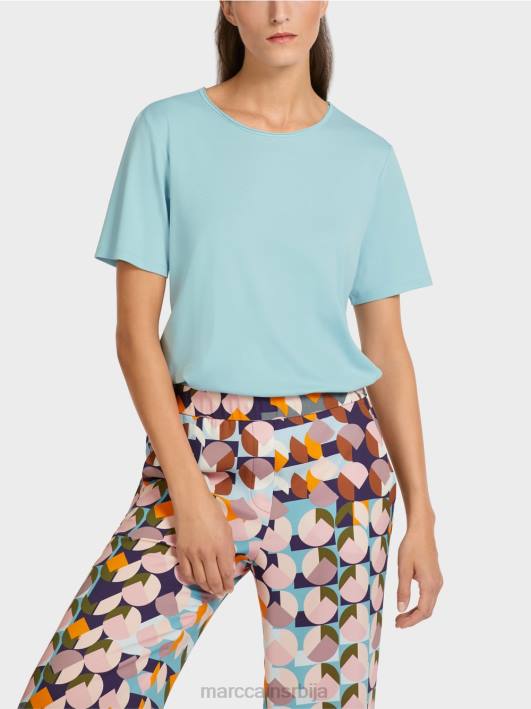 горњи део од стреч памука Marc Cain D6881459 атмосферско плаво одећу