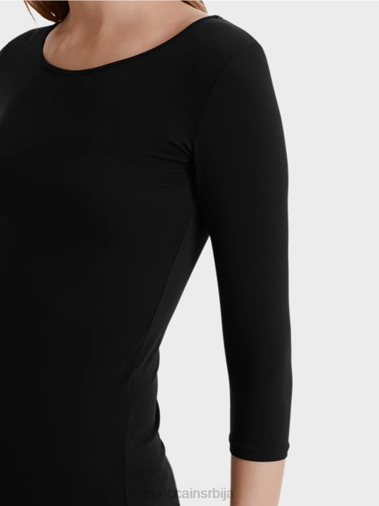 изузетно деликатна кошуља дугих рукава Marc Cain D6881470 црн одећу