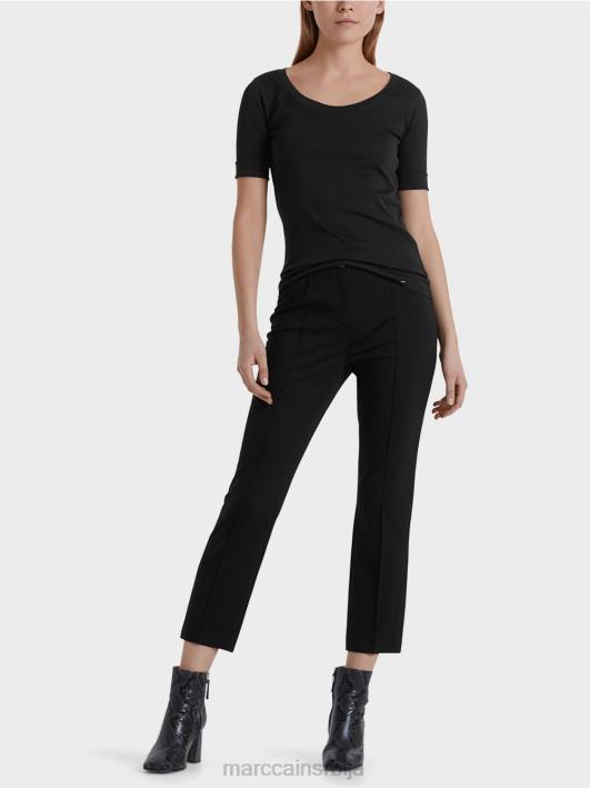 висококвалитетна основна кошуља Marc Cain D6881479 црн одећу