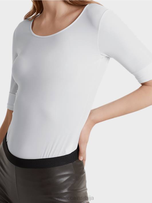 изузетно деликатна кошуља дугих рукава Marc Cain D6881481 бео одећу