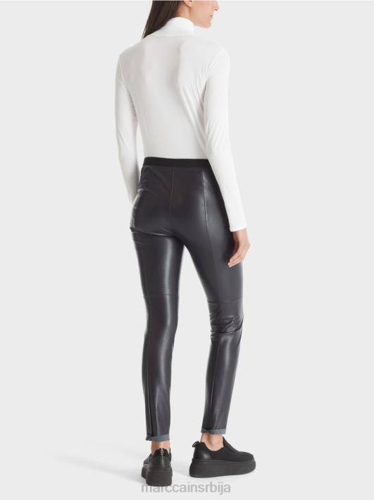 деликатан пуловер са рол-крагном Marc Cain D6881484 бео одећу