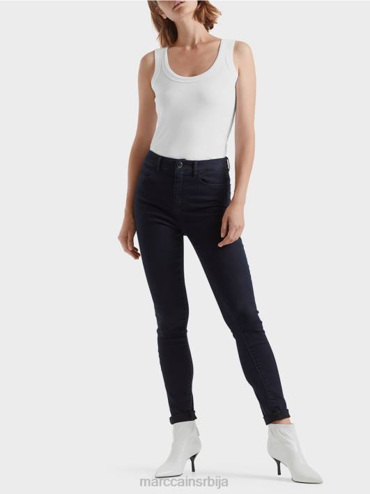 фино ребраста мајица без рукава Marc Cain D6881485 бео одећу