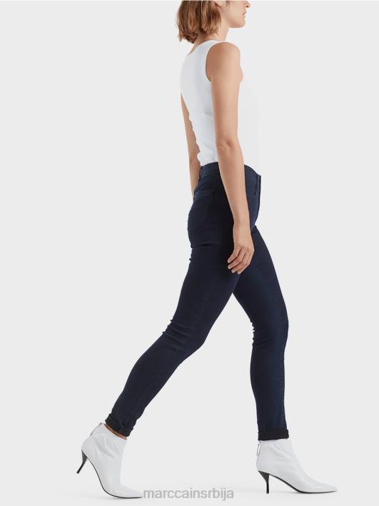 фино ребраста мајица без рукава Marc Cain D6881485 бео одећу