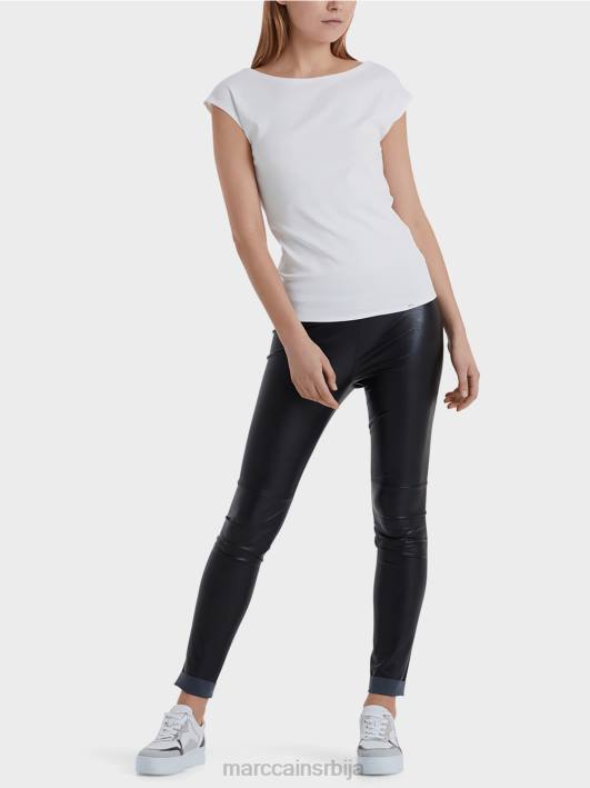 основни горњи део са широким деколтеом Marc Cain D6881486 бео одећу