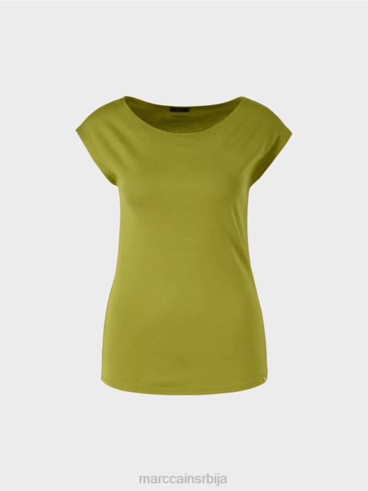 растезљива памучна кошуља Marc Cain D6881487 дубоко маслинасто зелено одећу