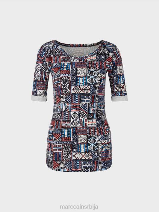 кошуља са етно принтом Marc Cain D6881489 ривијера одећу