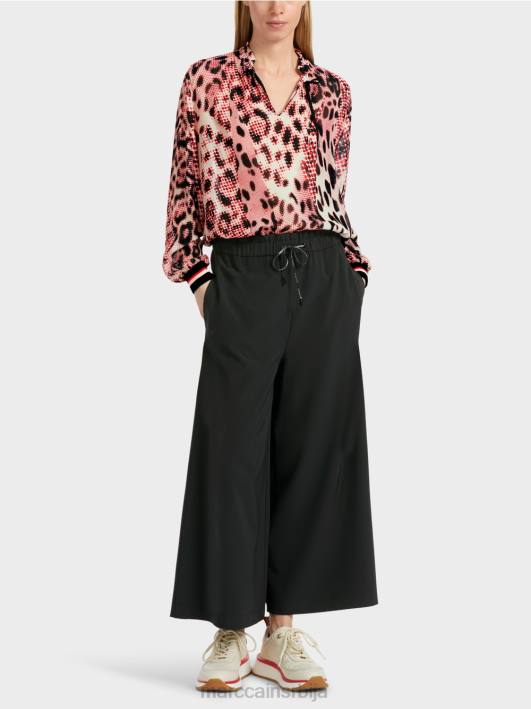 7/8 расширене панталоне Виллмар Marc Cain D688539 црн одећу