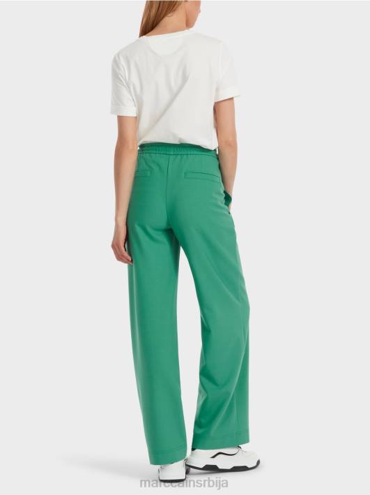 велби панталоне широких ногавица са струком са везицом Marc Cain D688525 емајл одећу