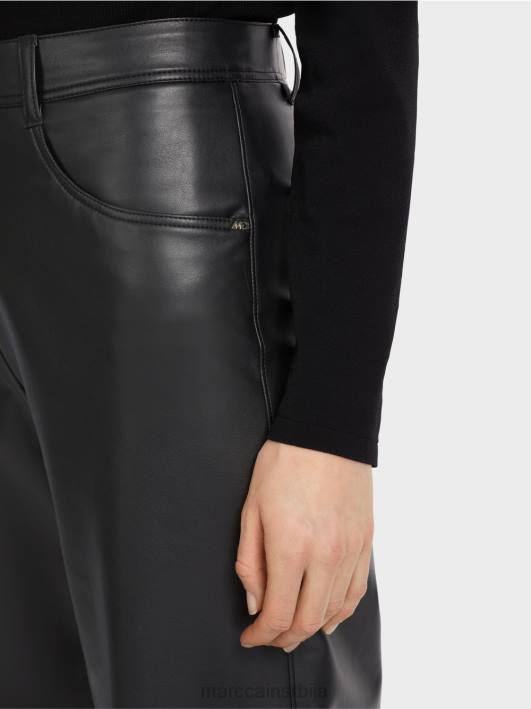 Варри панталоне у женственом кроју Marc Cain D688528 црн одећу