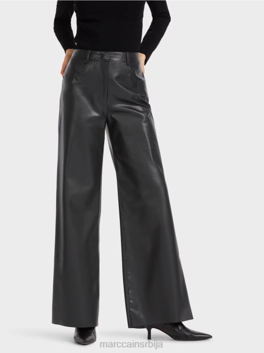 Варри панталоне у женственом кроју Marc Cain D688528 црн одећу