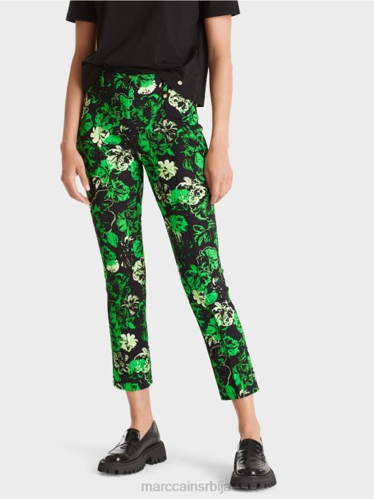 сиднеи стретцх панталоне Marc Cain D688529 тамно зелена јабука одећу