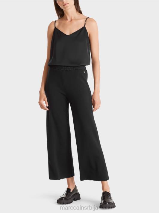 вунене панталоне плетене у немачкој Marc Cain D688530 црн одећу