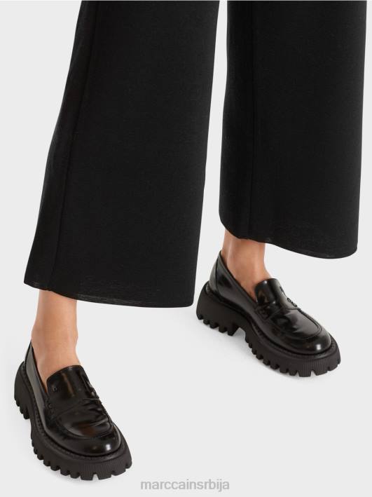 вунене панталоне плетене у немачкој Marc Cain D688530 црн одећу