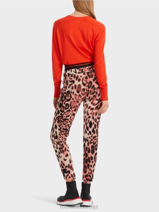 софиа пенцил панталоне са лео принтом Marc Cain D688534 цампари одећу