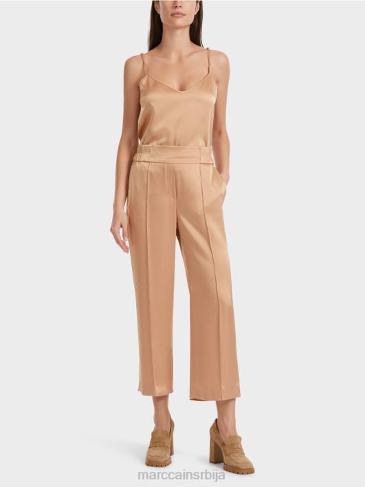 Васхингтон миди панталоне широких ногавица Marc Cain D688546 светла карамела одећу