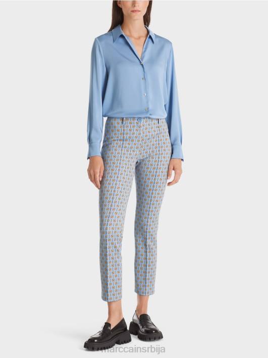 панталоне од растезљивог дреса Сиднеј Marc Cain D688548 тамно летње небо одећу