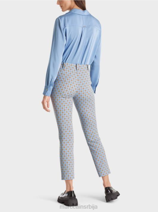 панталоне од растезљивог дреса Сиднеј Marc Cain D688548 тамно летње небо одећу