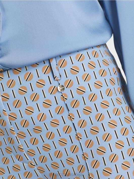 панталоне од растезљивог дреса Сиднеј Marc Cain D688548 тамно летње небо одећу