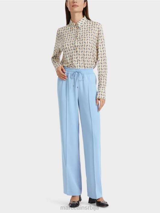 равне панталоне велби Marc Cain D688550 тамно летње небо одећу