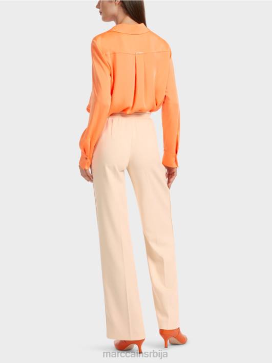 равне панталоне велби Marc Cain D688551 тамна крема одећу