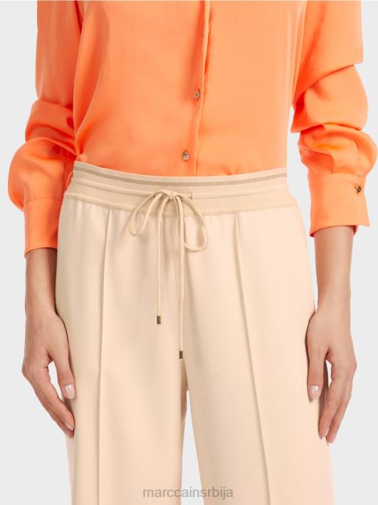 равне панталоне велби Marc Cain D688551 тамна крема одећу