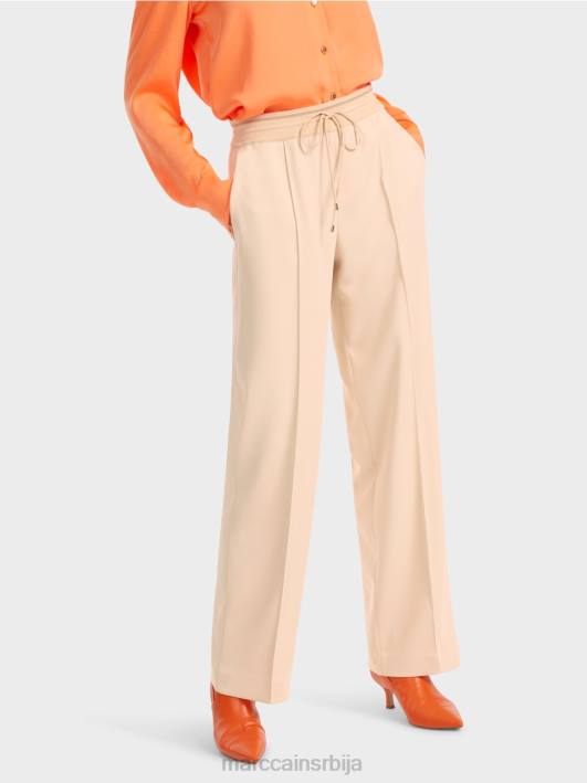 равне панталоне велби Marc Cain D688551 тамна крема одећу