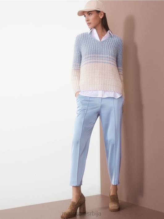 Васхингтон миди панталоне широких ногавица Marc Cain D688552 тамно летње небо одећу