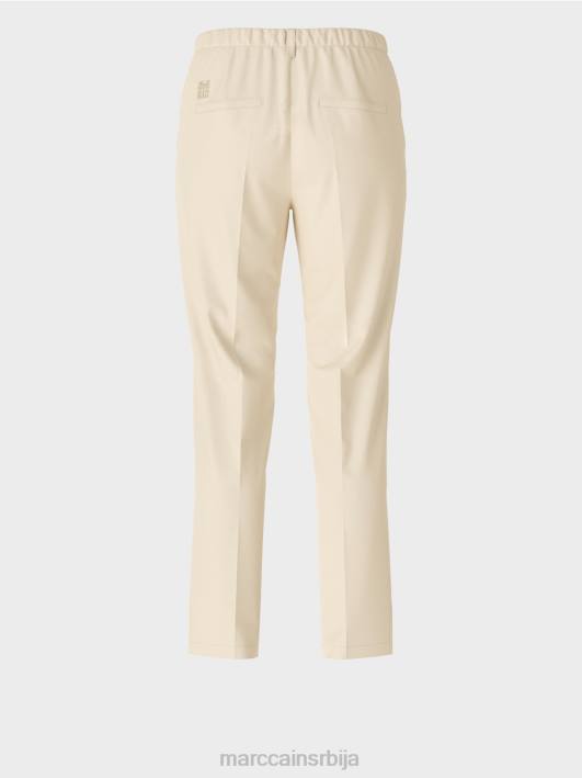 панталоне фусхун са бочним прорезима Marc Cain D688559 мека месечева стена одећу