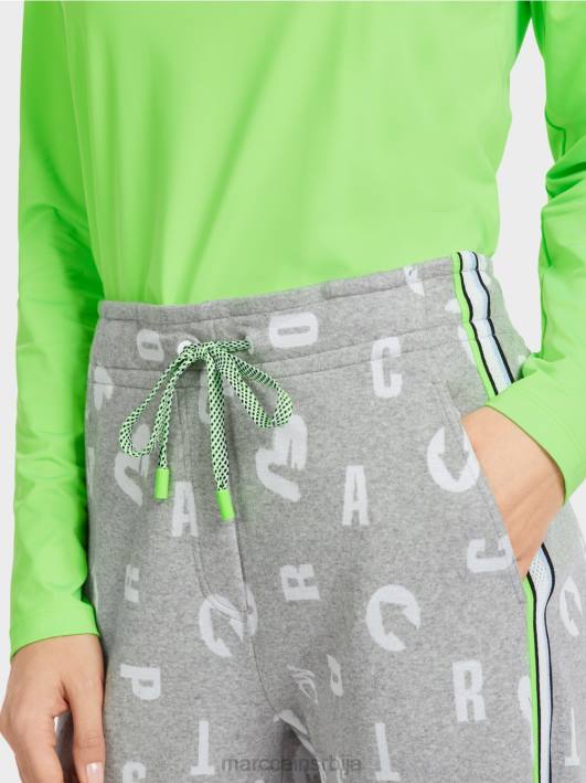 панталоне у стилу џогинга роанне Marc Cain D688561 Сребрно сива одећу