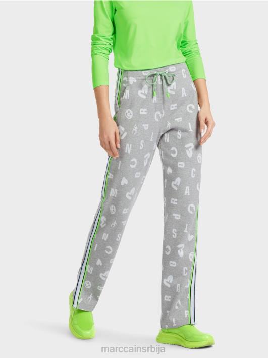 панталоне у стилу џогинга роанне Marc Cain D688561 Сребрно сива одећу