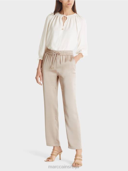 роанне панталоне "преиспитамо заједно". Marc Cain D688566 топли камен одећу