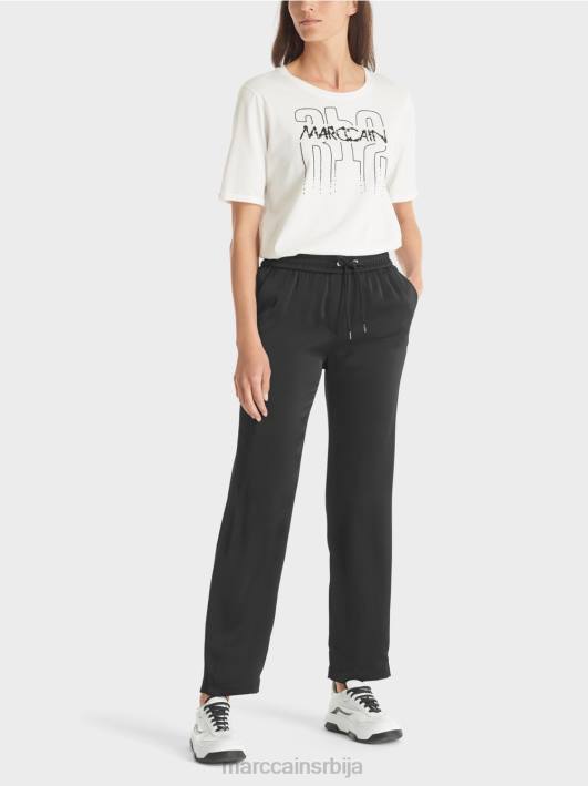 роанне панталоне "преиспитамо заједно". Marc Cain D688568 црн одећу