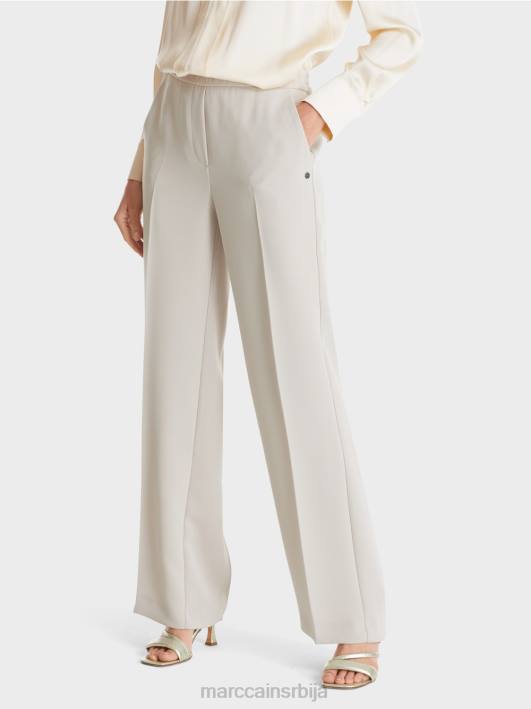 вашингтонске панталоне широких ногавица Marc Cain D688575 топли камен одећу