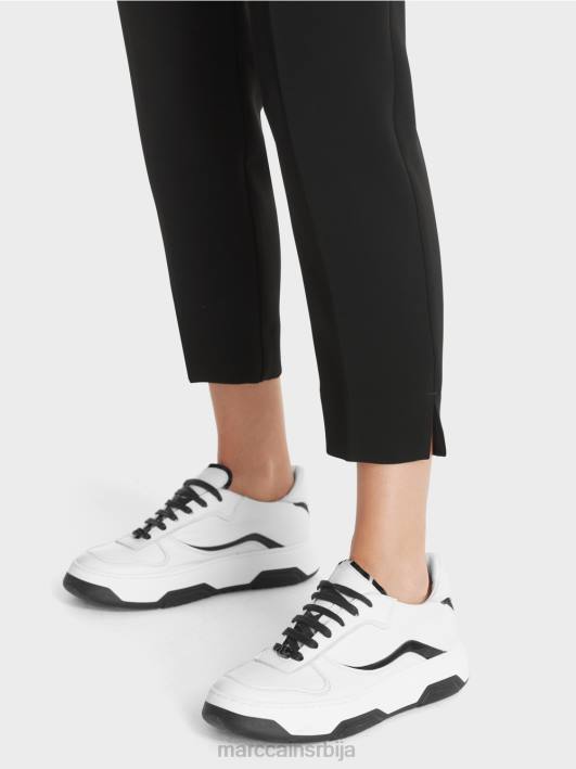 ферол панталоне са женственим обликом Marc Cain D688576 црн одећу