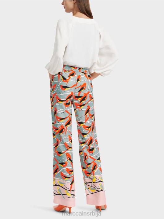 бирд десигн панталоне Вашингтон Marc Cain D688580 тамно небо плаво одећу