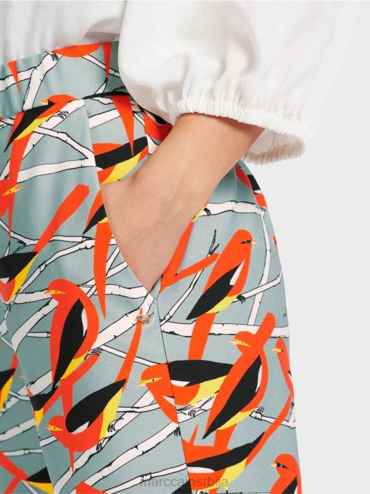 бирд десигн панталоне Вашингтон Marc Cain D688580 тамно небо плаво одећу