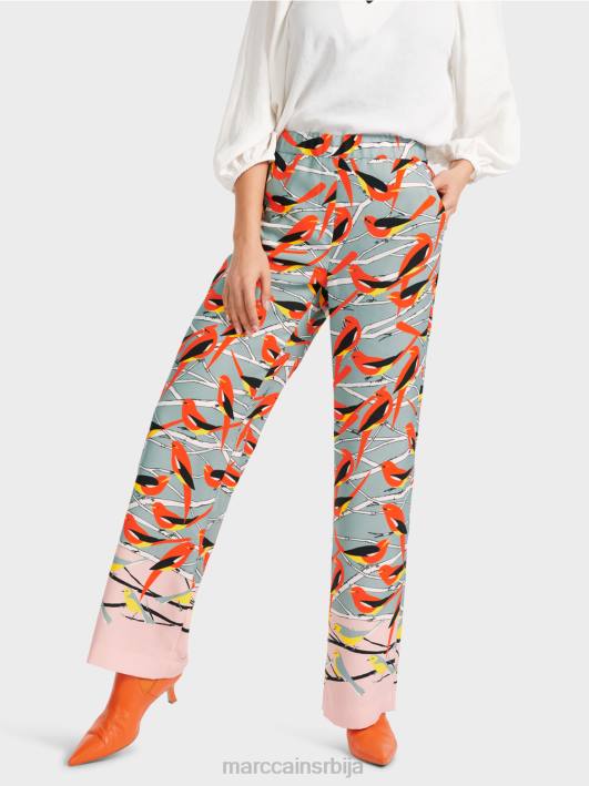 бирд десигн панталоне Вашингтон Marc Cain D688580 тамно небо плаво одећу