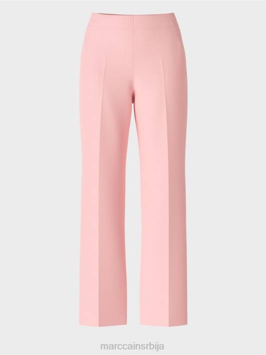 широке ногавице наборане панталоне вукари Marc Cain D688584 меки пудер розе одећу