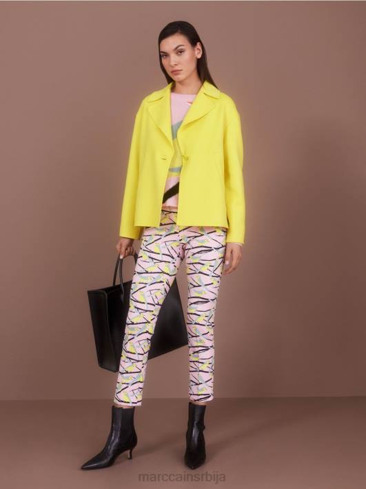 бирд десигн панталоне Сиднеј Marc Cain D688586 меки пудер розе одећу