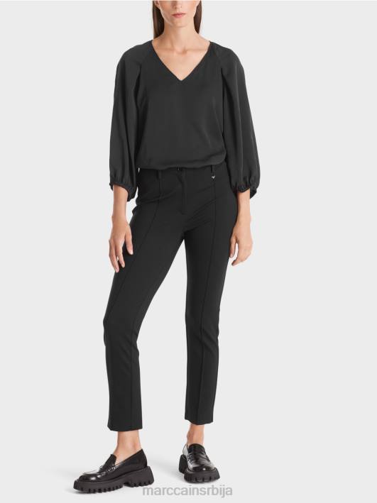 обичне панталоне које се растежу до струка Сиднеј Marc Cain D688591 црн одећу