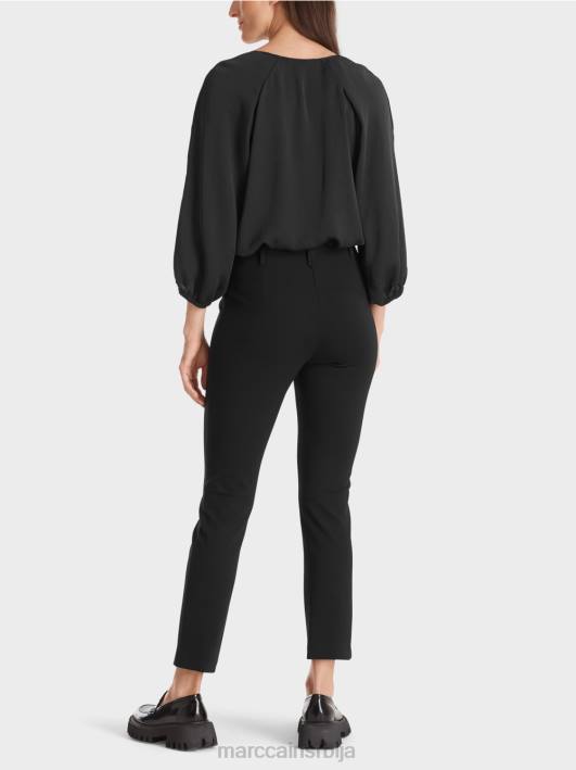 обичне панталоне које се растежу до струка Сиднеј Marc Cain D688591 црн одећу