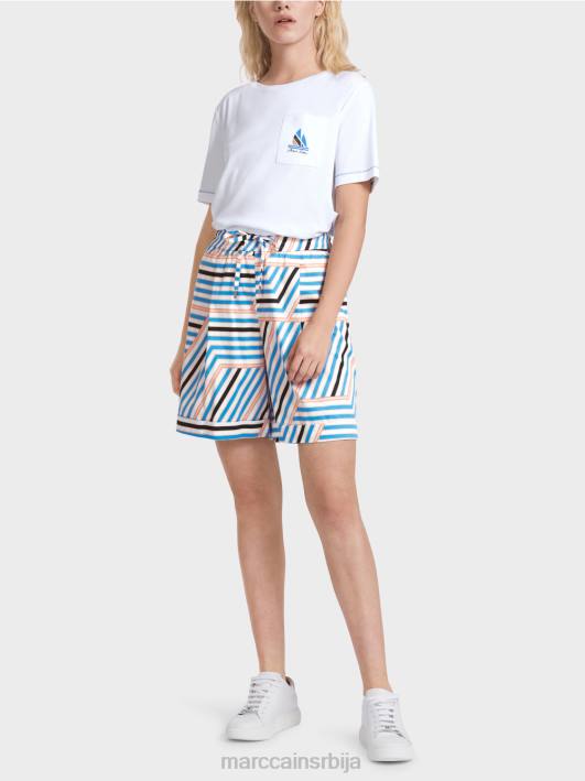 шортс на спортске пруге Marc Cain D688599 азурно одећу