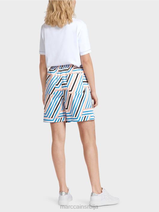 шортс на спортске пруге Marc Cain D688599 азурно одећу