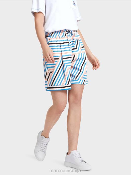 шортс на спортске пруге Marc Cain D688599 азурно одећу