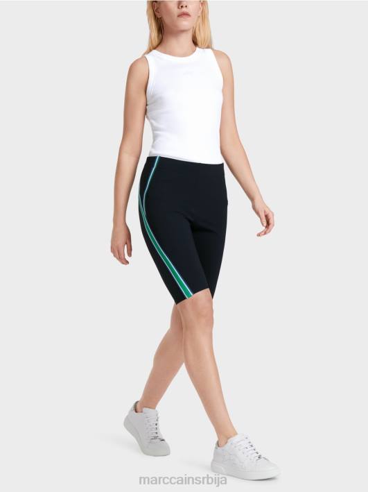 шортс са траком са фигуром Marc Cain D688604 поноћно плава одећу