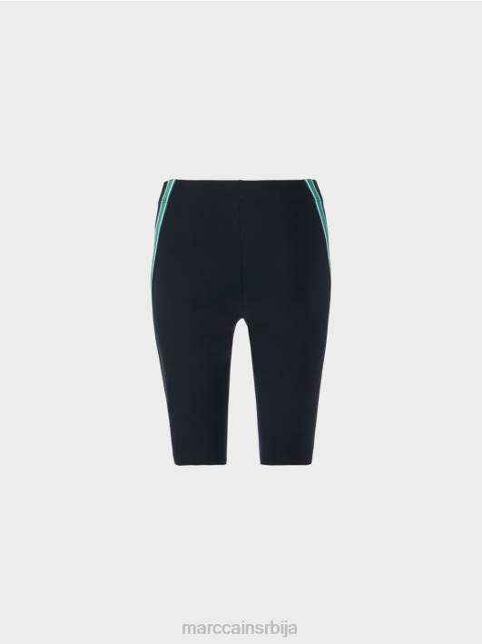 шортс са траком са фигуром Marc Cain D688604 поноћно плава одећу